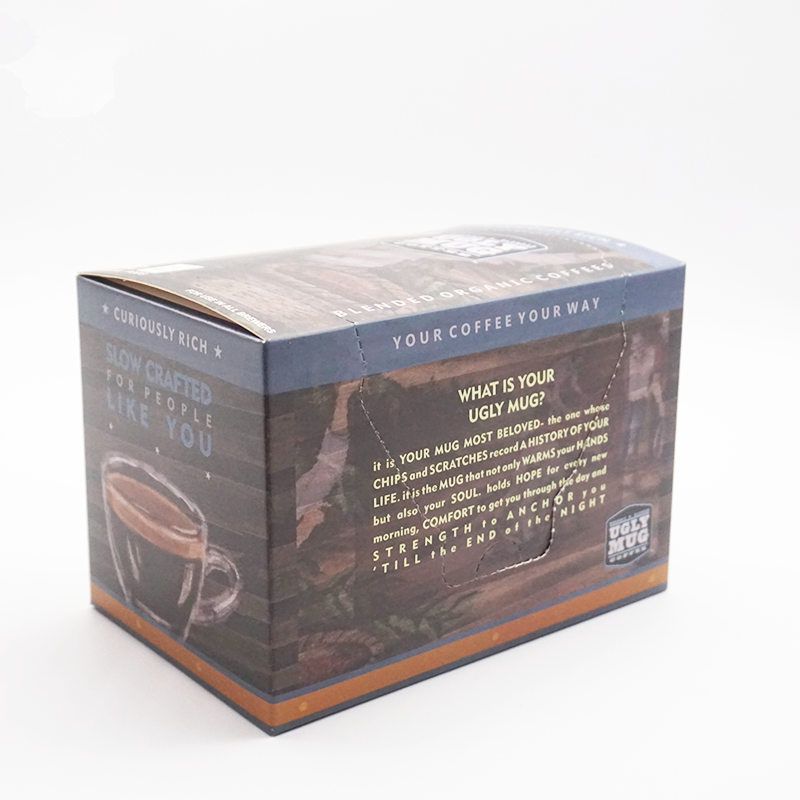 Картонная коробка для упаковки капсул k-cup 12 шт. Коробка для чашек keurig k с заказом